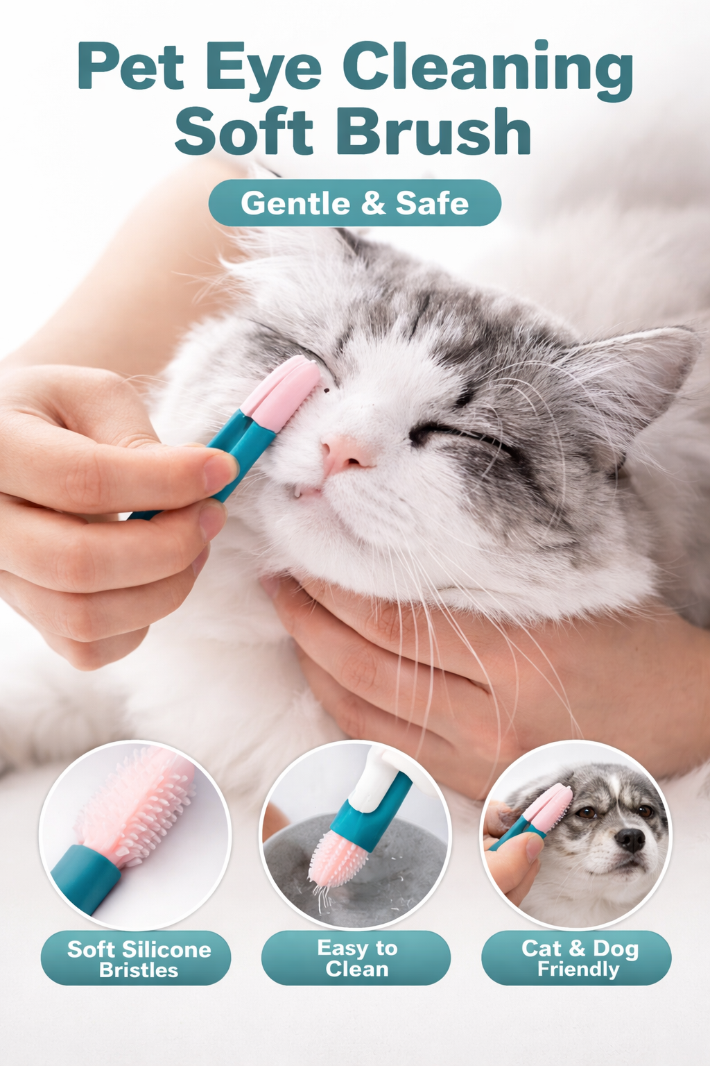 Dual-Action Tear Care Brush