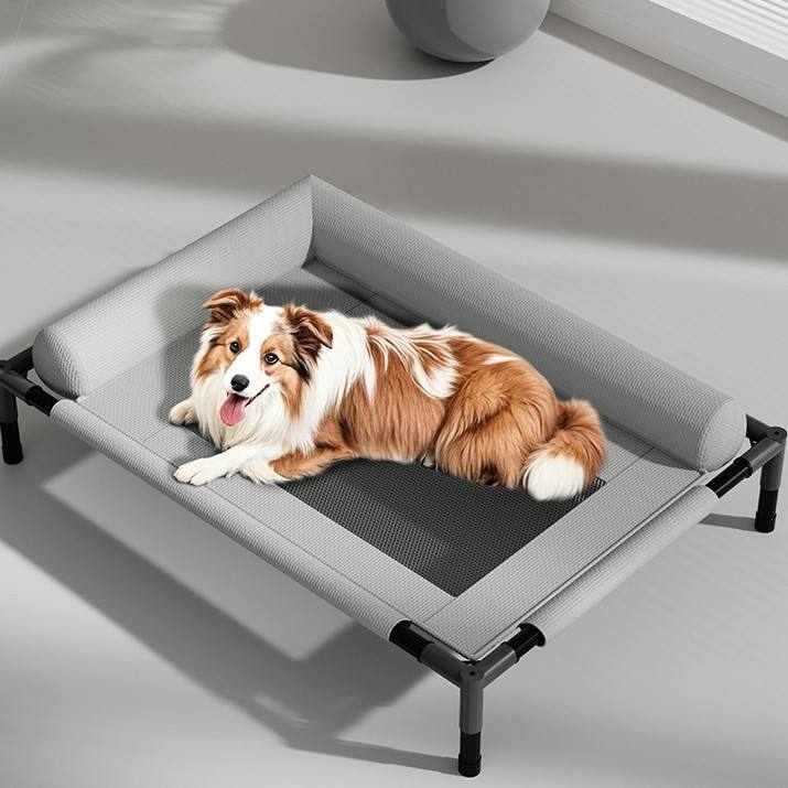 Pet Cot Bed Folding All-season Universal Dogs Cats Breathable Cool Summer Removable Washable Elevated Iron-frame Kennel - Buy  Product on Alibaba.com