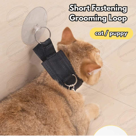 Hands-Free Secure Pet Bathing Strap