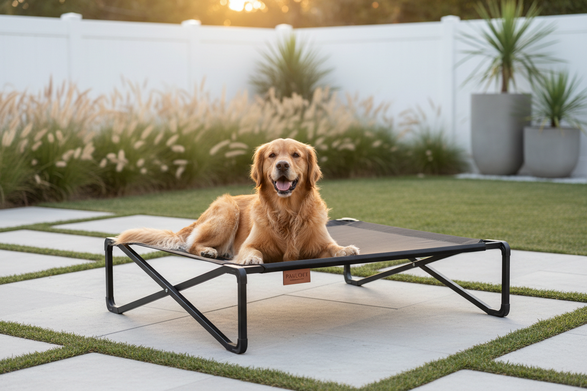 Elevated Folding Pet Cot Bed